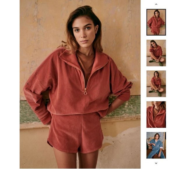 Sezane corduroy set XS pink - Picture 8 of 13